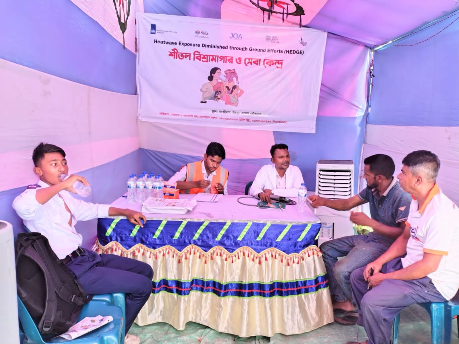 যশোরের ৬টি স্থানে শীতল বিশ্রামাগার ও সেবা কেন্দ্র স্থাপন