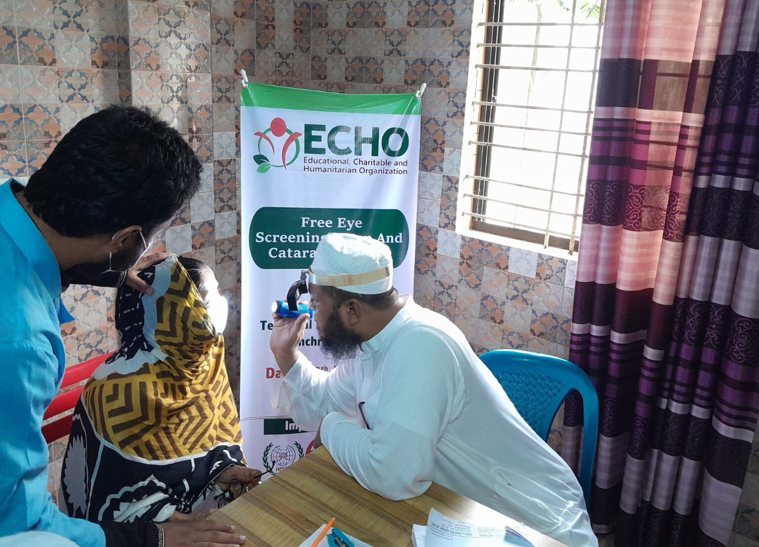 যশোরে ইকোর চক্ষু ক্যাম্প উদ্বোধন সেবা পেলেন শতাধিক রোগী