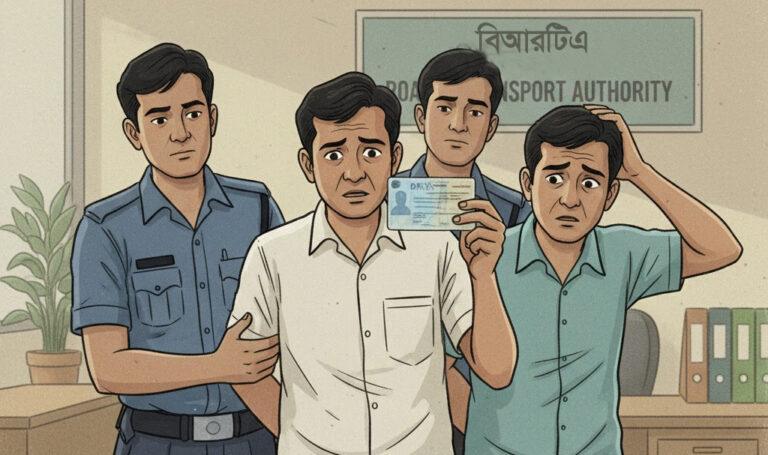 যশোরে বিআরটিএ’র কর্মচারী পরিচয়ে প্রতারণা, আটক ২