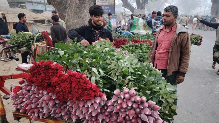 অবশেষে মহাসড়ক থেকে সরলো ঐতিহ্যবাহী গদখালী ফুলের বাজার