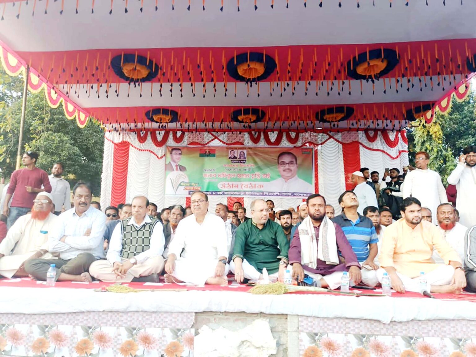 বাগআঁচড়ায় বিএনপির উঠান বৈঠক জনসমুদ্রে পরিণত