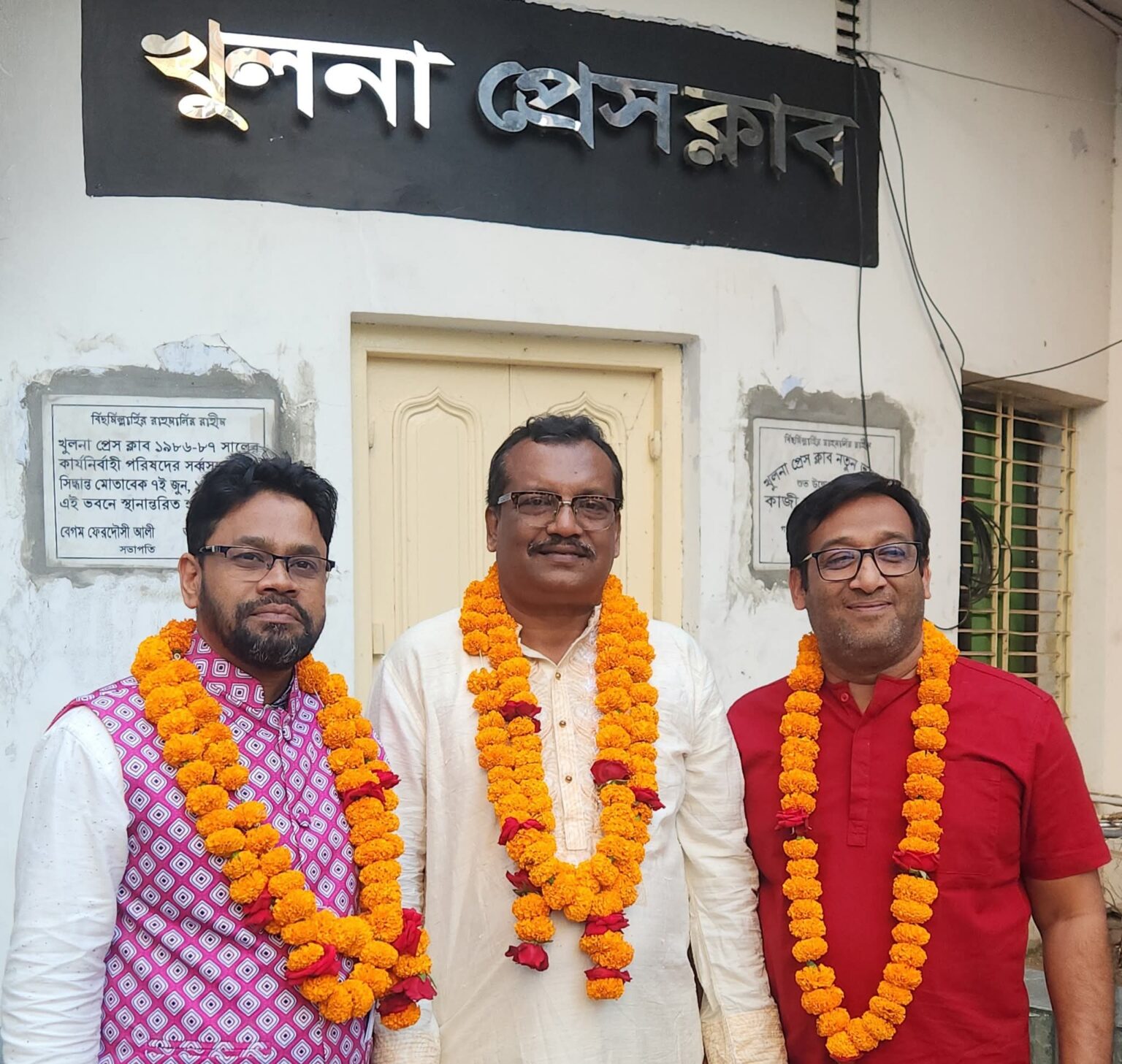 খুলনা মেট্রোপলিটন সাংবাদিক ইউনিয়নের নেতৃত্বে রাশিদুল-রানা