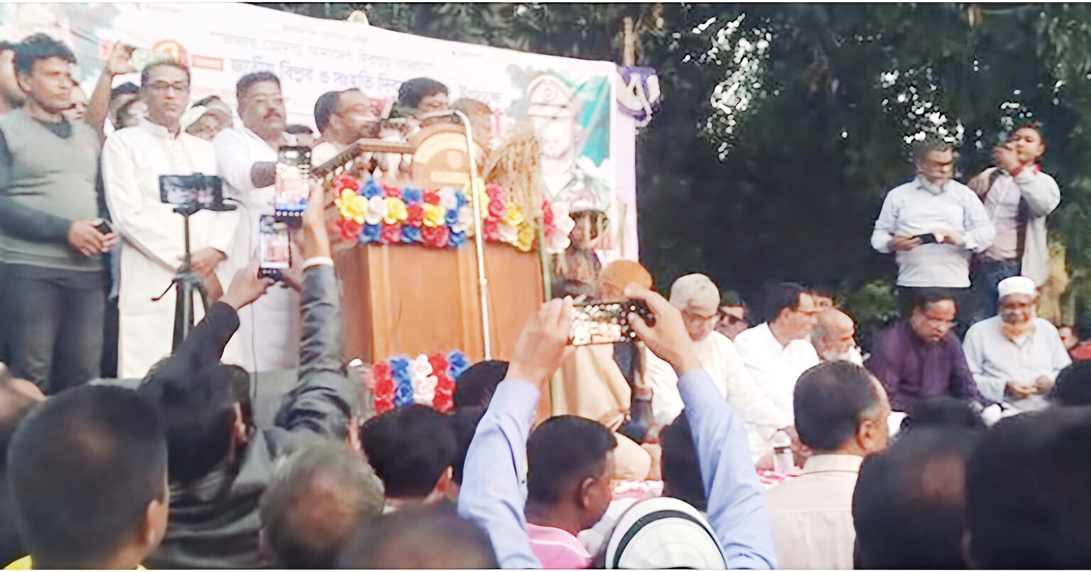 জাতীয় বিপ্লব ও সংহতি দিবস উপলক্ষে কোটচাঁদপুর বিএনপির সমাবেশ