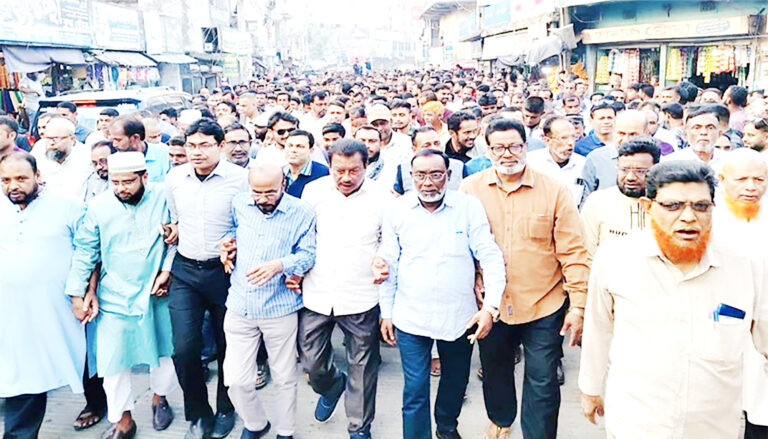 মণিরামপুরে বিএনপির বিক্ষোভ মিছিল ও সমাবেশ অনুষ্ঠিত