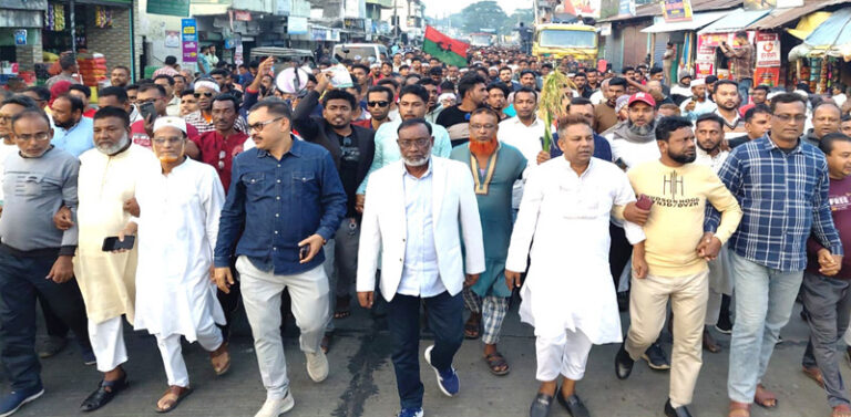 চিনাটোলায় বিএনপির বিক্ষোভ মিছিল ও সমাবেশ অনুষ্ঠিত