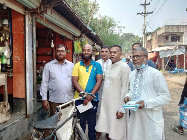 যশোর-৪ আসনে স্বতন্ত্র প্রার্থী এম মাসুদ আহমেদের গণসংযোগ