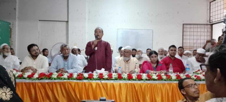 শরণখোলায় শিক্ষকদের সাথে ড. এবিএম ওবায়দুল ইসলামের মতবিনিময়