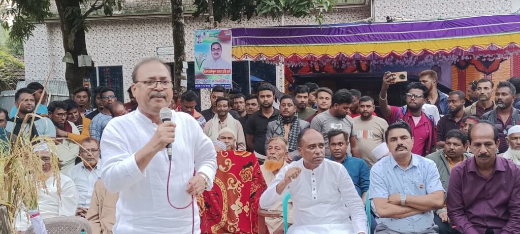 কায়বায় ধানের শীষের প্রার্থী তৃপ্তির গণসংযোগ ও উঠান বৈঠক