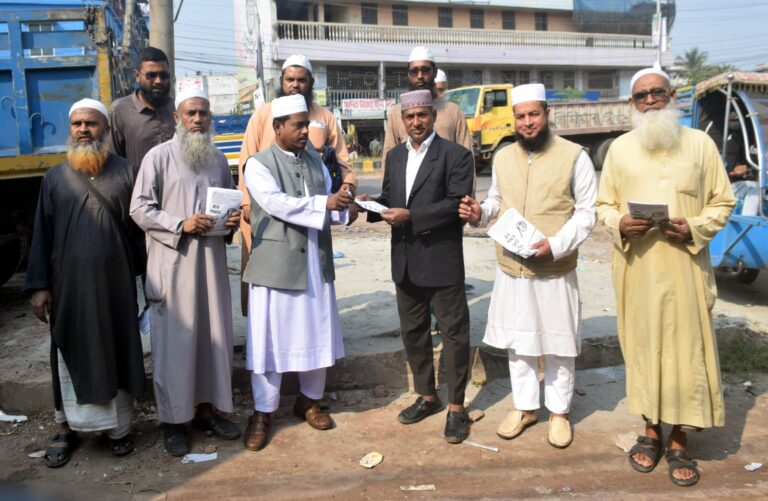 যশোরে হাতপাখা প্রতীকের গণসংযোগ