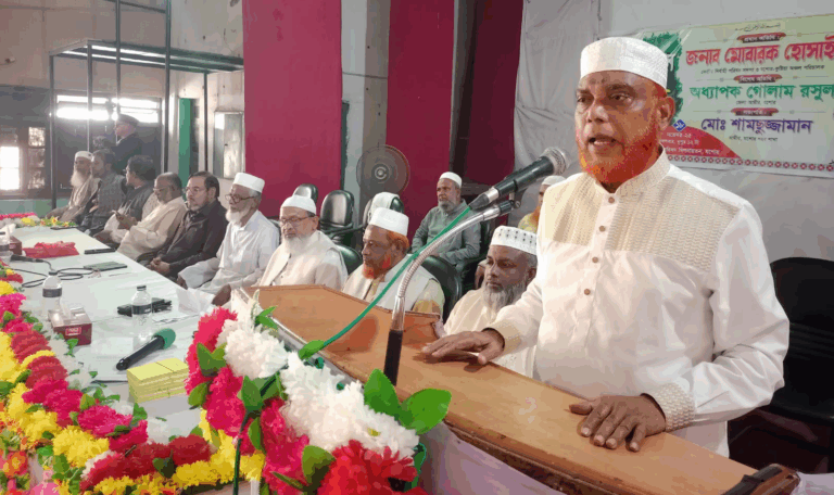 ন্যায়ভিত্তিক নির্বাচনের মাধ্যমে জাতি নতুন ইতিহাস দেখতে চায়: মোবারক হোসাইন