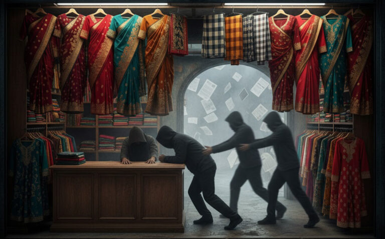 ব্যবসায়ীকে দোকান থেকে তুলে নিয়ে রাজনৈতিক মামলায় চালান