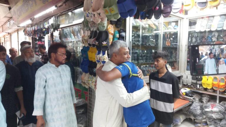 যশোর-৩ ধানের শীষের প্রচার মিছিলে জনতার ঢল