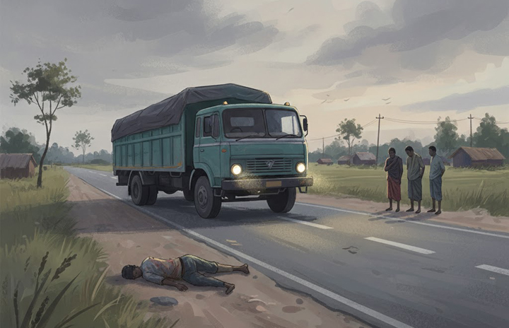 ঝিকরগাছায় সড়ক দুর্ঘটনায় অজ্ঞাত ব্যক্তির মৃত্যু