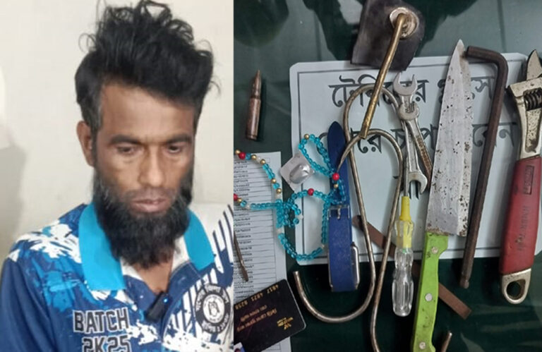 যশোর সদর হাসপাতালে গুলি-চাকুসহ আটক এক