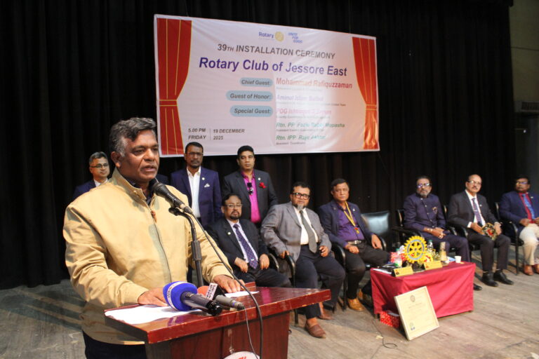রোটারি ক্লাব অব যশোর ইস্টের ৩৯তম অভিষেক ক্রিকেট সকলের ভালবাসার জায়গা : বিসিবি প্রেসিডেন্ট