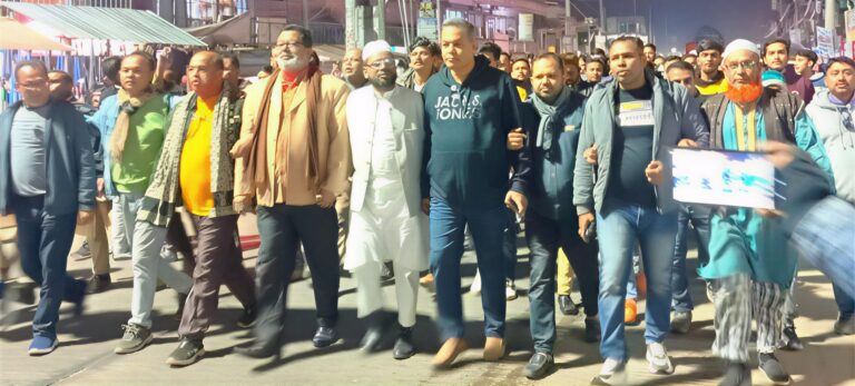 মণিরামপুরে বিএনপির বিক্ষোভ মিছিল-সমাবেশ