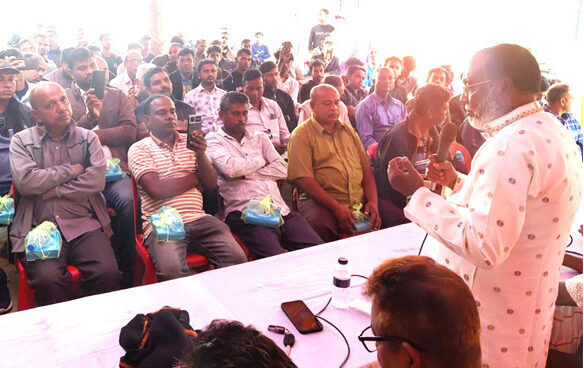 মণিরামপুরে ধানের শীষকে দলিত সম্প্রদায়ের সমর্থন