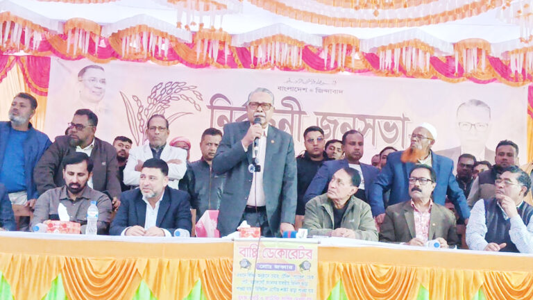 সাতক্ষীরায় আব্দুর রউফের নির্বাচনী জনসভা