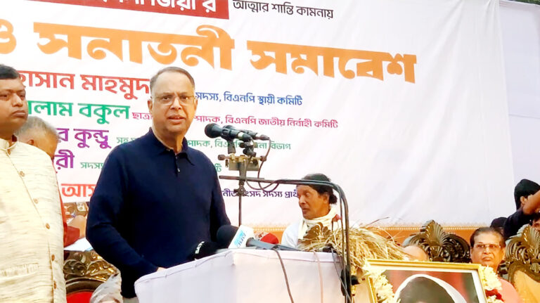 বেগম জিয়ার স্বপ্ন বাস্তবায়নে ধানের শীষে ভোট দিন : ইকবাল হাসান মাহমুদ টুকু