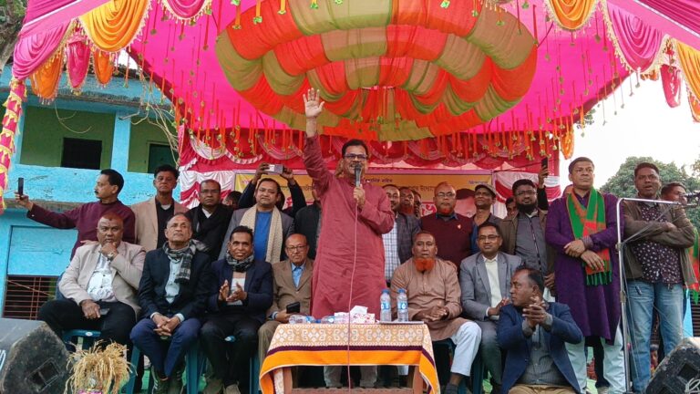 কলারোয়ায় বিএনপির নির্বাচনী জনসভা অনুষ্ঠিত