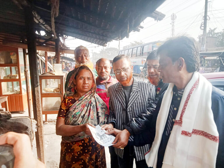 লাঙ্গলের প্রচারণায় হৈবতপুর ও কাশিমপুরে ভোটারদের ব্যাপক সাড়া