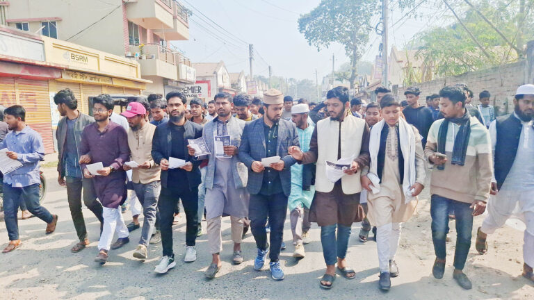 মাগুরায় ‘হ্যাঁ’ ক্যাম্পেইনের প্রচারণা শিবিরের