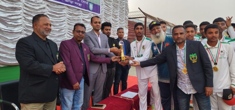 ইয়াং টাইগার অনূর্ধ্ব-১৬ বিভাগীয় ক্রিকেট টুর্নামেন্টে চ্যাম্পিয়ন যশোর