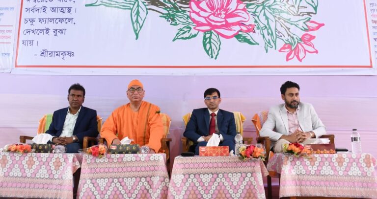 যশোরে শ্রীরামকৃষ্ণদেবের ১৯১তম জন্মতিথি ও বার্ষিক উৎসব শুরু