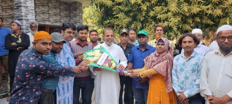 রামপালে সংবর্ধিত প্রতিমন্ত্রী ফরিদুল ইসলাম