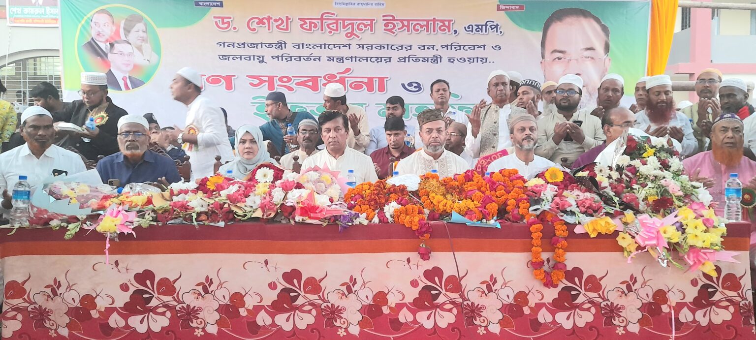 দখলবাজ-চাঁদাবাজ ও মাদক নির্মূল সরকার বদ্ধপরিকর : প্রতিমন্ত্রী ফরিদুল ইসলাম