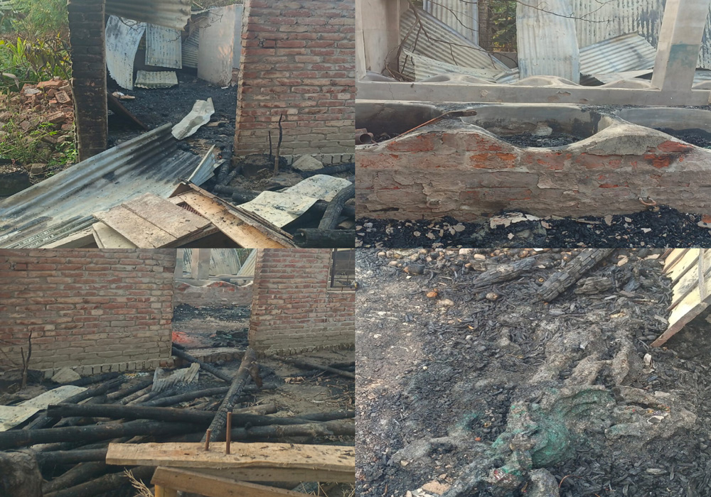 জীবননগরে গোডাউনে রহস্যজনক আগুন, কোটি টাকার ক্ষতি দাবি