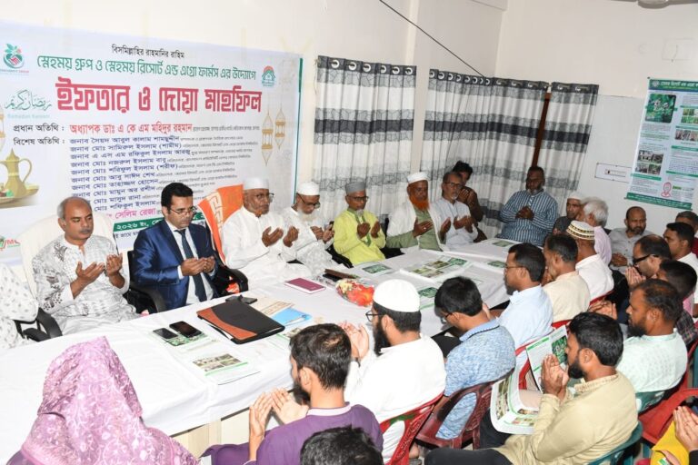 যশোরে স্নেহময় রিসোর্ট অ্যান্ড এগ্রো ফার্মসের ইফতার অনুষ্ঠিত