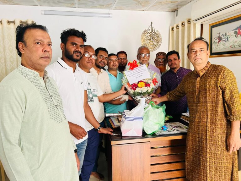 যশোর জেলা পরিষদের নবনির্বাচিত প্রশাসককে শুভেচ্ছা