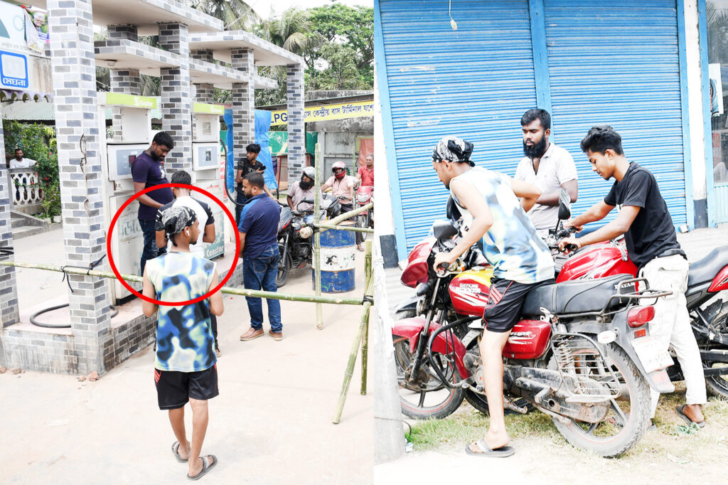 দালাল দৌরাত্ম্যে যশোর টার্মিনাল ফিলিং স্টেশন : ভোগান্তিতে গ্রাহক