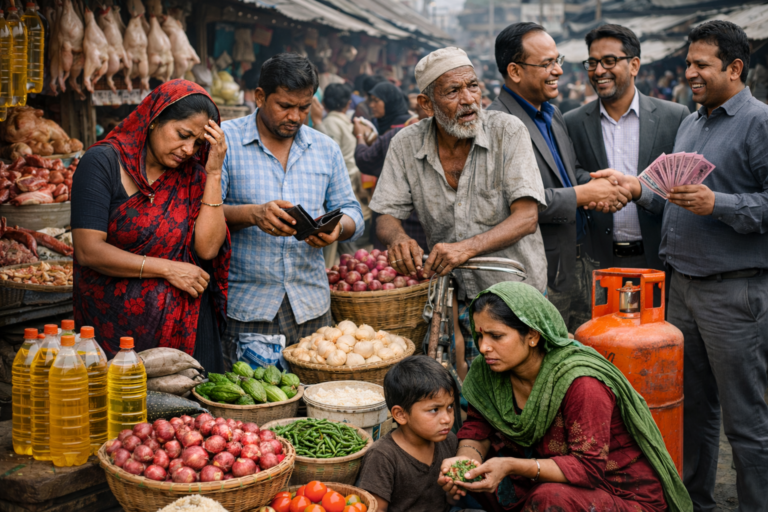 নিত্যপণ্যের বাজারে অস্থিরতা, বিপদে নিম্ন ও মধ্যবিত্ত