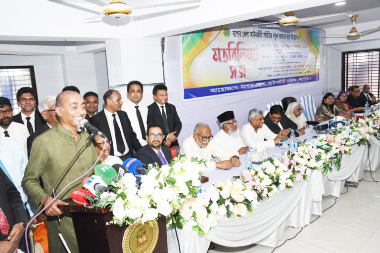 বিচার বিভাগ থেকে দুর্নীতির শিকড় উপড়ে ফেলতে চাই : যশোরে আইনমন্ত্রী