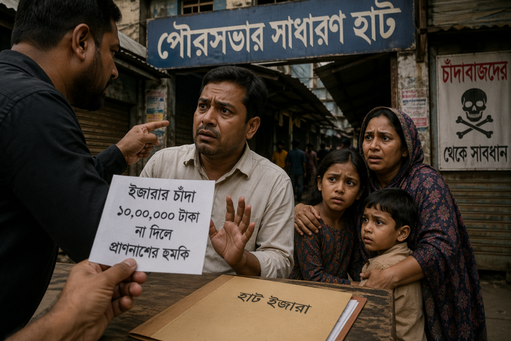 চৌগাছায় হাটের ইজারা নিয়ে প্রাণনাশের হুমকি, আতঙ্কে ব্যবসায়ী