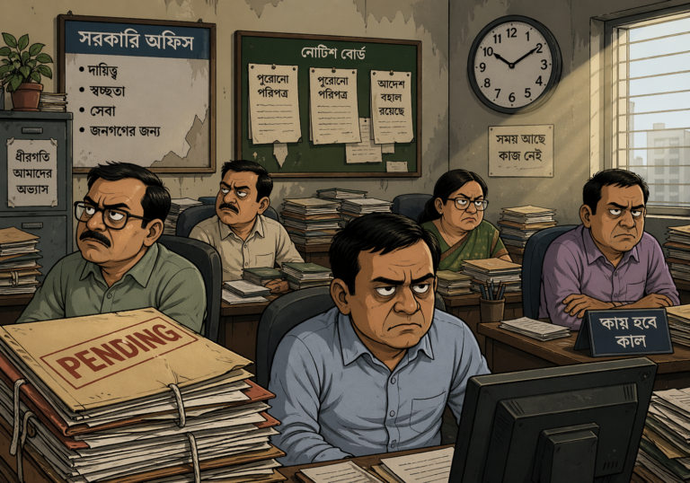 তিন ইস্যুতে প্রশাসনে ক্ষোভ, কাজের গতি কমার শঙ্কা