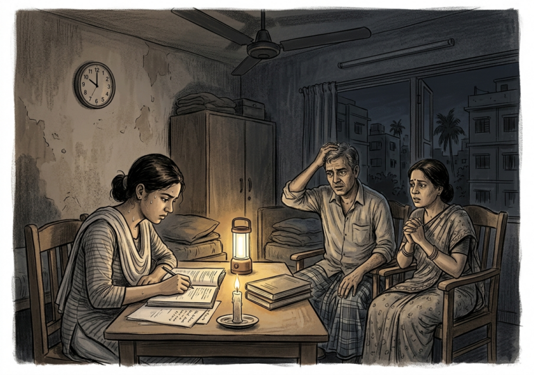 কাল থেকে এসএসসি পরীক্ষা : বিদ্যুৎ সংকটে উদ্বেগে অভিভাবক