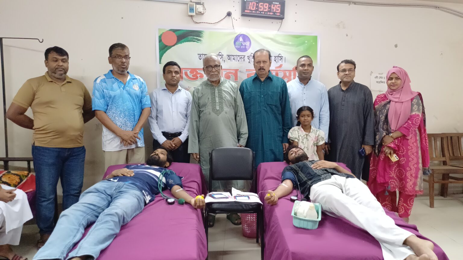 স্বপ্নতরীর রক্ত সংগ্রহ কর্মসূচি অনুষ্ঠিত