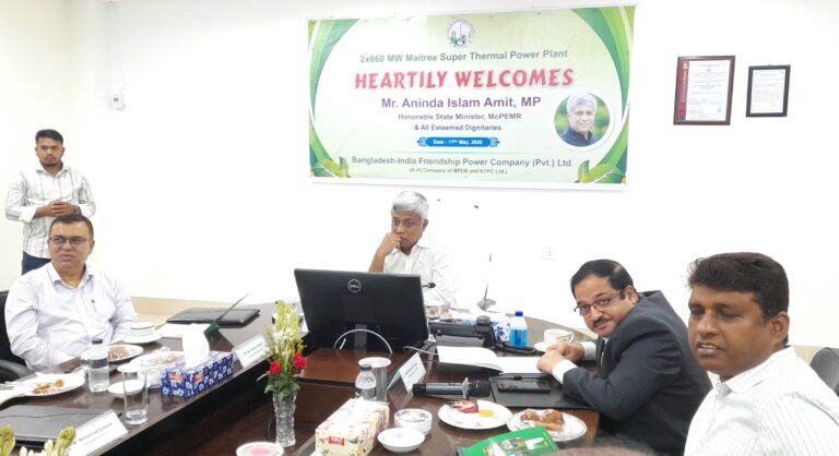 রামপাল তাপবিদ্যুৎ কেন্দ্র আকস্মিক পরিদর্শনে প্রতিমন্ত্রী অমিত
