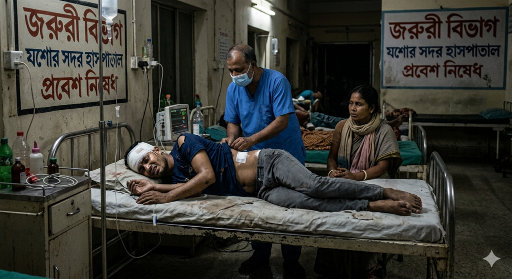 যশোরে যুবকের ওপর হামলা