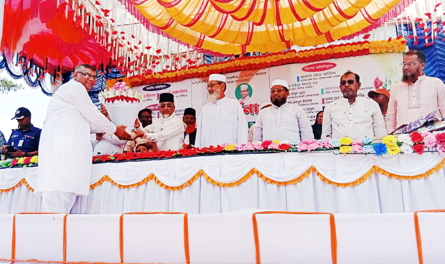 কালিগঞ্জে দুই এমপি সংবর্ধিত