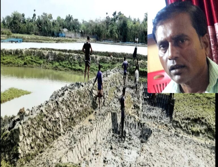 রামপালে সরকারি খালে বাঁধ দিয়ে মাছ চাষ : অহিদ আক্ঞ্জুীর খুটির জোর কোথায়?