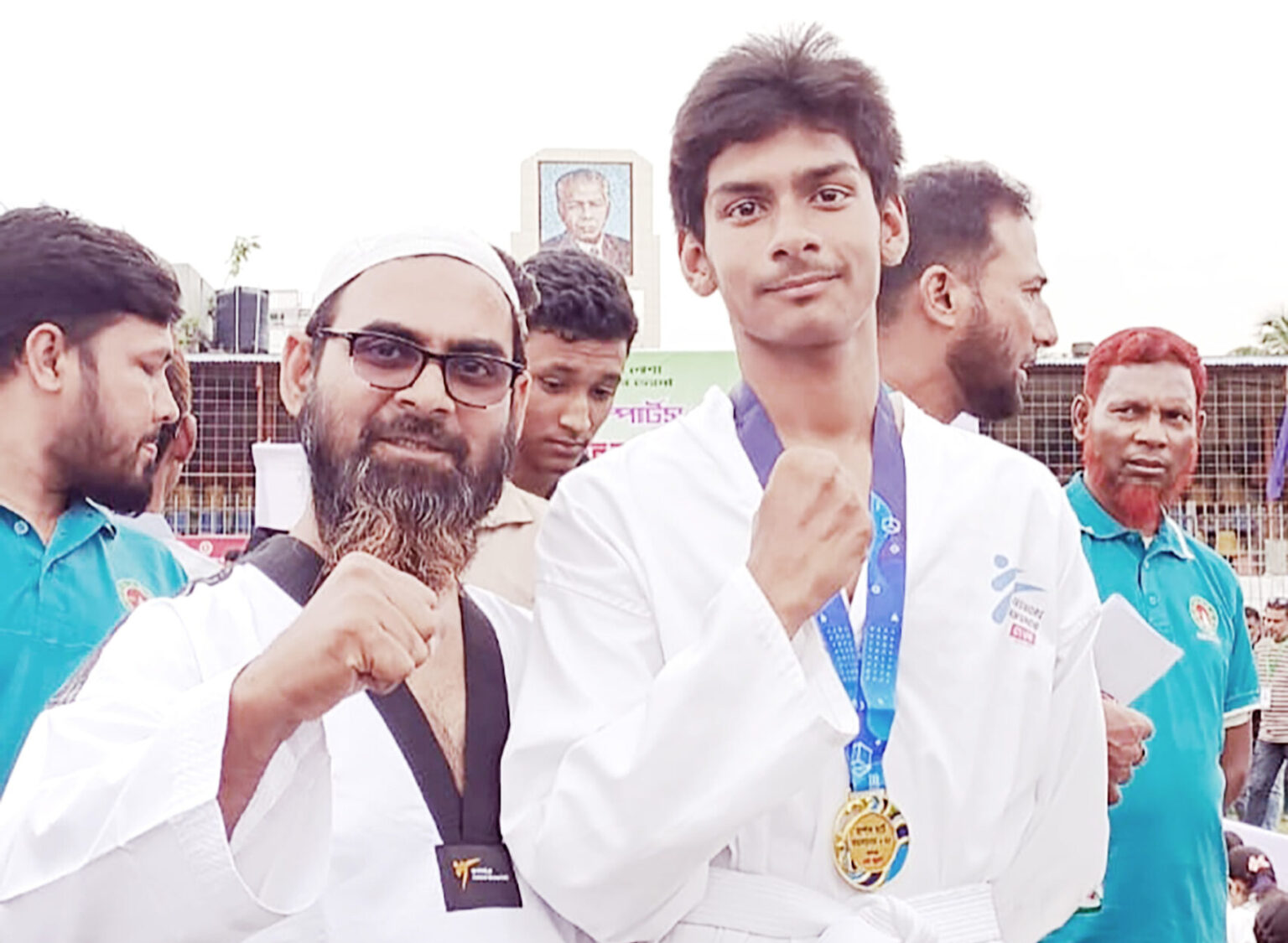 তায়কোয়ান্দোয় জেলা চ্যাম্পিয়ন ইফাজ কবির রাদ