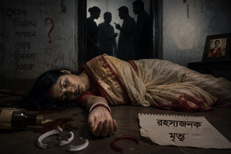 চৌগাছায় গৃহবধূর রহস্যজনক মৃত্যু, স্বামী পলাতক