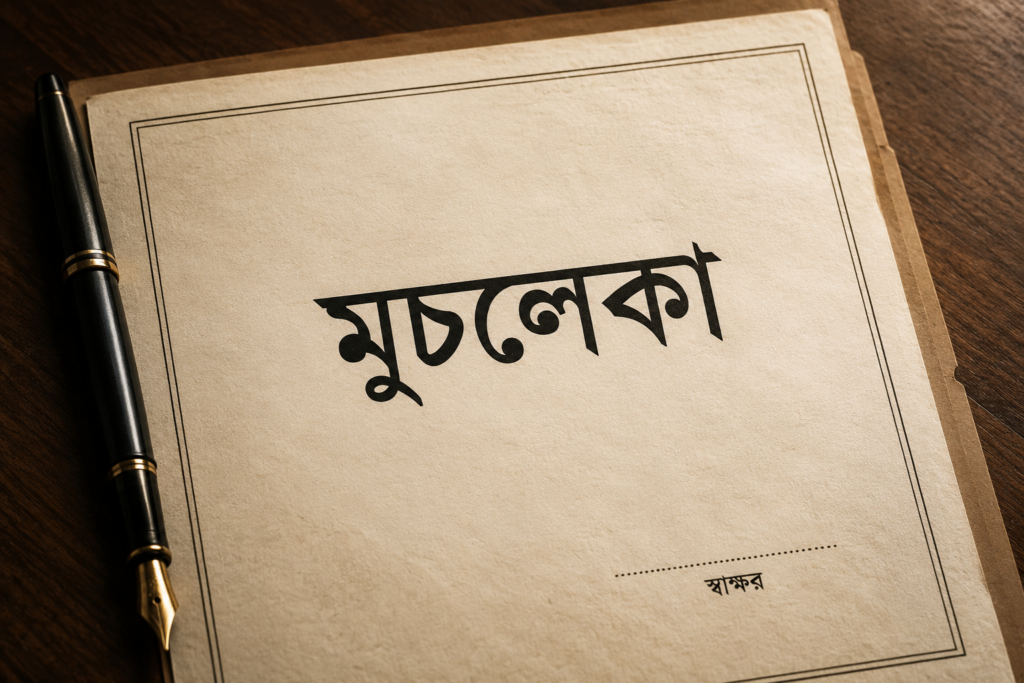 ঝিকরগাছায় বিএনপি নেতার মুচলেকা