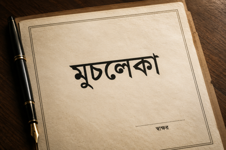 ঝিকরগাছায় বিএনপি নেতার মুচলেকা