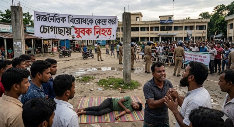 চৌগাছায় রাজনৈতিক বিরোধকে কেন্দ্র করে যুবক নিহত