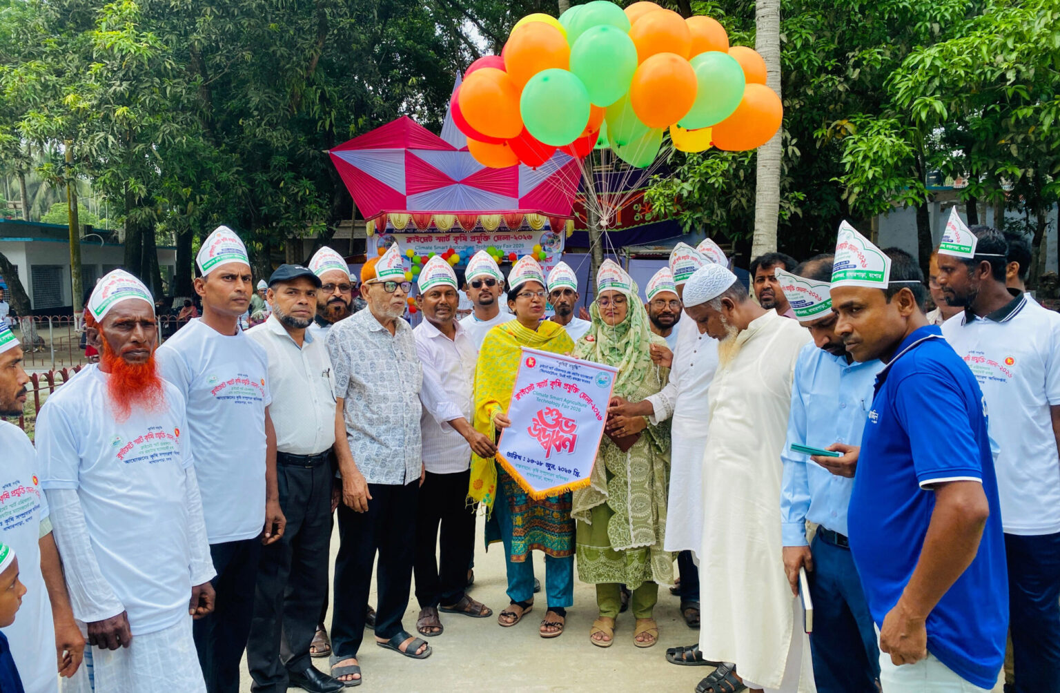 বাঘারপাড়ায় ক্লাইমেট স্মার্ট কৃষি প্রযুক্তি মেলা উদ্বোধন  